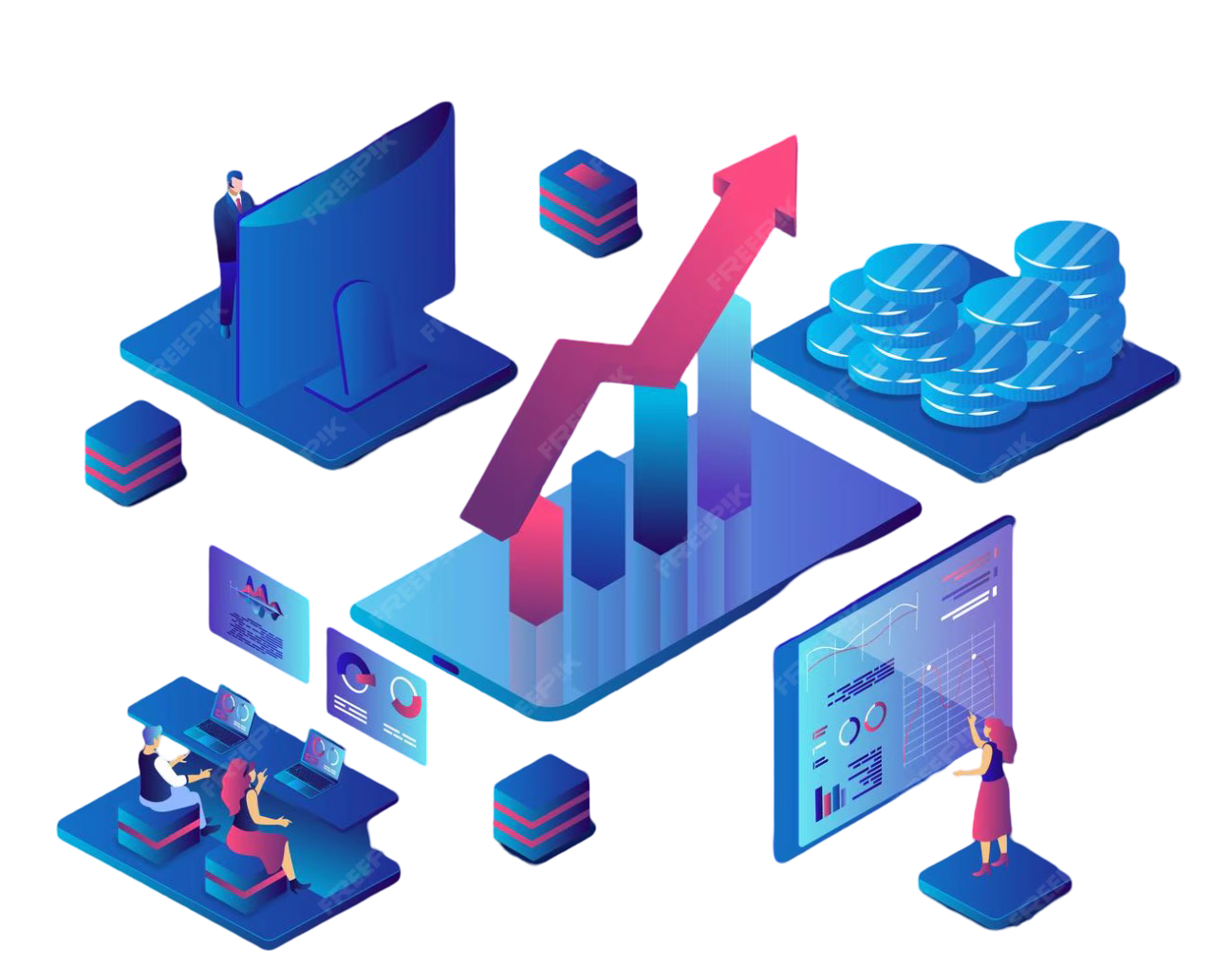 AI trading illustration